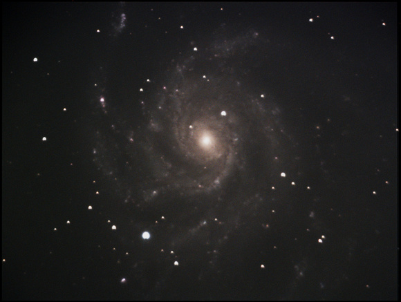 M101 - The Pinwheel Galaxy, with Super Nova at 7 O'Clock