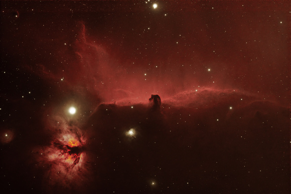 Horse Head and Flame Nebula