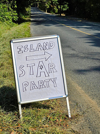 Island Star Party signs