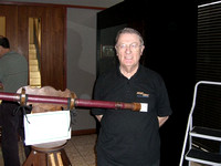 Colin Wyatt, the builder of the replica of Galileo's first telescope