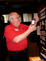 Chris Gainor examining Bill Weir's map of Mars