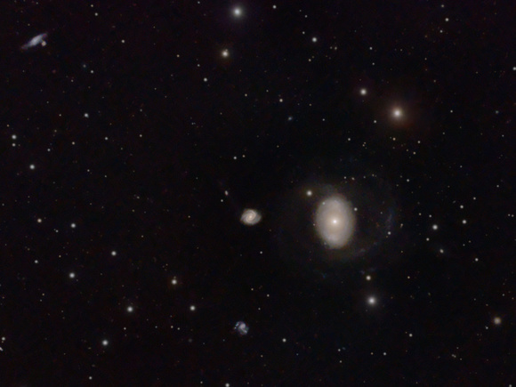 NGC 4151, NGC 4156 & NGC 4145