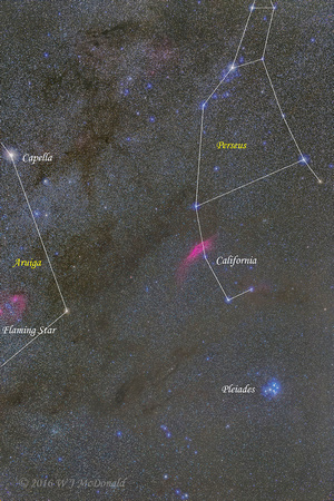 California Nebula region