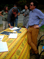 Samuel Godfrey at Petition Table