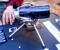 A 90mm Questar telescope brought by a member to display