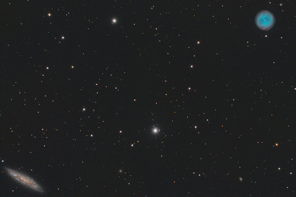 M97, M108 and so many faint galaxies