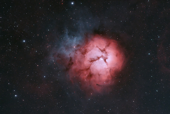 Trifid Nebula from too far North