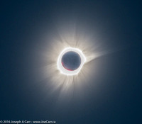 Totally eclipsed Sun