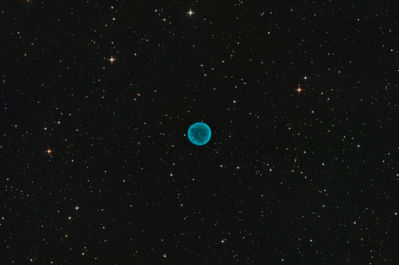Abell 39 Planetary Nebula in LRGB + NB "[OIII]"