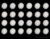 Jupiter's Red Spot transit sequence