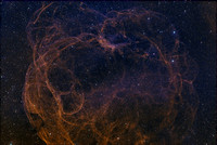 SH2_240 Spaghetti Nebula in HOO (using DBE)