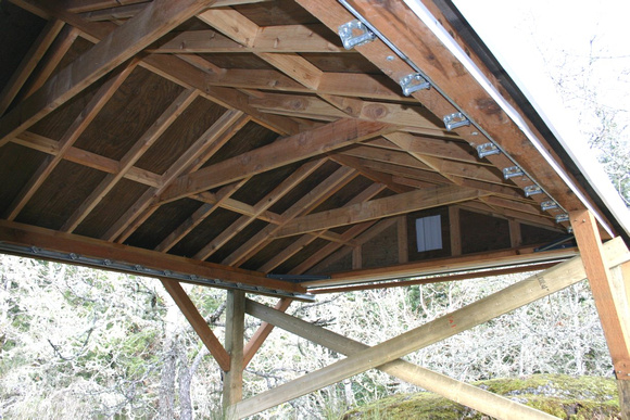 Extended roof, inside view