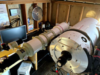 Takahashi TOA 130S & 12.5" OGS RC telescopes on the Paramount ME