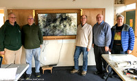 Les, Chris, Terry, Reg and Dave admiring the finished project