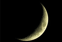 Crescent Moon on St. Patrick's 2021
