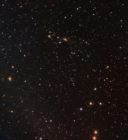 Abel2162 Galaxy Cluster and NGC 6086