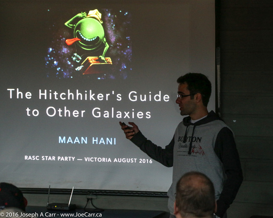 The Friday night presentation by Maan Hani