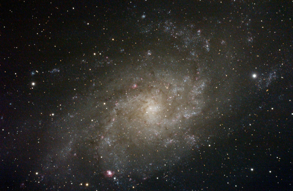 The Triangulum Galaxy taken with Edge HD 925, a 0.7 reducer, and a modified Canon T3i