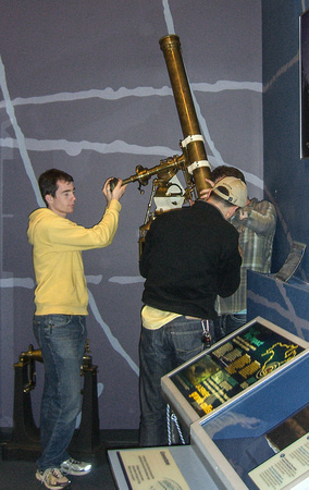 Disassembling the Wray-Brydon telescope for display at the RBCM