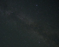 Perseid Meteor in the Summer Triangle