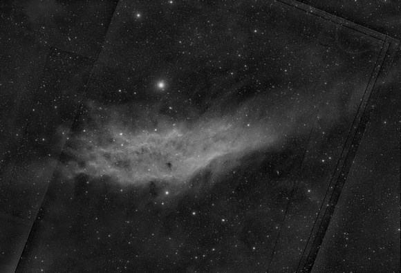 California Nebula Luminance, (full field)