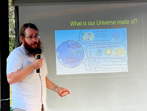 Presenter Dr. Trystyn Berg: Looking for precious metals at the end of galactic rainbows