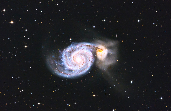 M51 Whirlpool (Question Mark) Galaxy