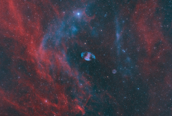 Duo Ancient Planetary Nebula: MWP1 and ALV1 in Cygnus : HOO