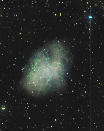 Messier 1 - the Crab (Plaskett data)