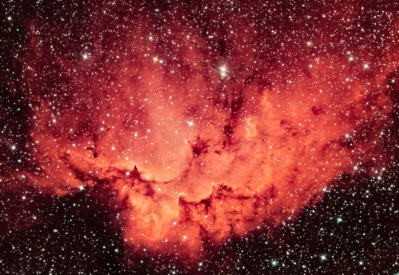 NGC7380 - Wizard Nebula & Cluster in NB version 1