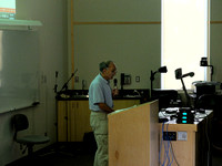 Richard Schmude giving animated lecture