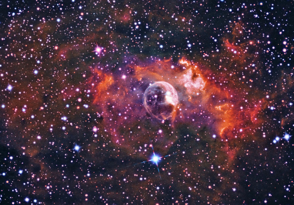 NGC7635, Bubble Nebula in Narrowband - June 2021