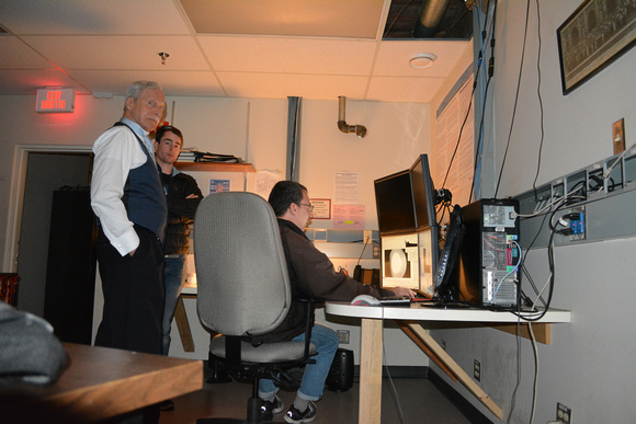 Control Room during Centennial re-enactment 1