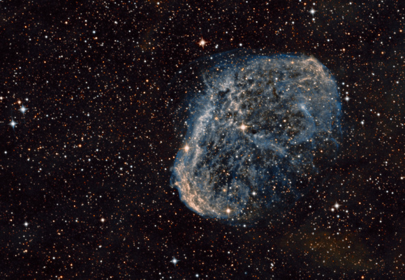 NGC6888 - Crescent Nebula - with bloated stars