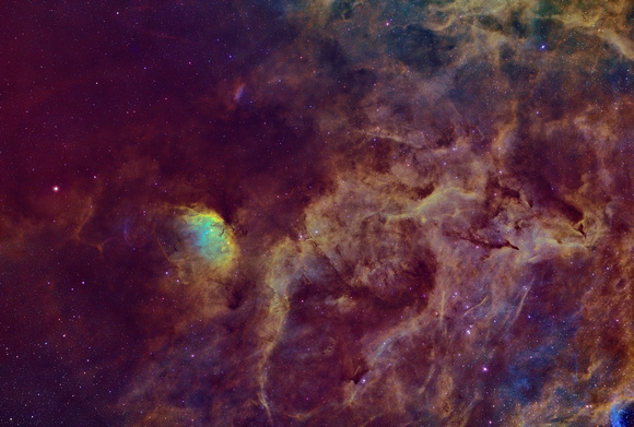 Data Recovery and Redemption - Wide View Tulip Nebula in SHO