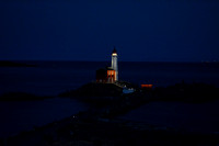 Fisgard Lighthouse at night