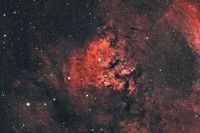 NGC7822 FLAMING SKULL NEBULA