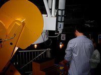The eyepiece at UVic's new 32" telescope