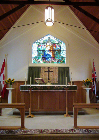The altar and east window