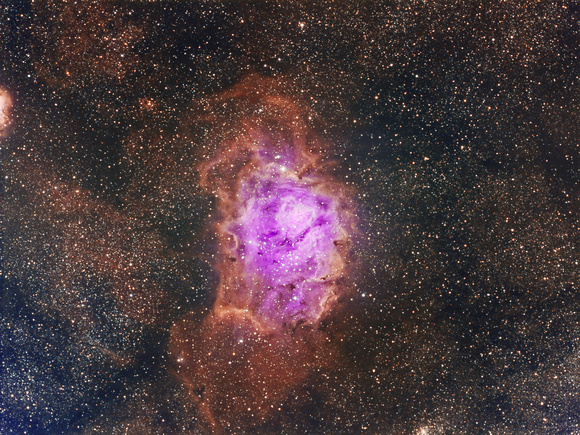 M8 - Lagoon Nebula - Data by Dan Posey