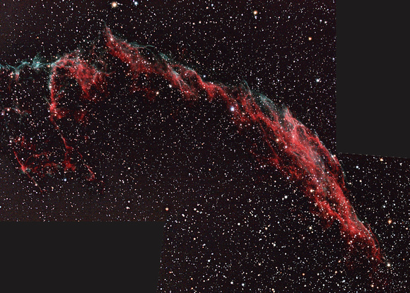 Eastern Veil Nebula    NGC 6992 and NGC 6995