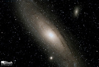Andromeda Galaxy M31, M32, M110