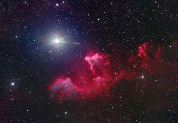 IC 63 /59  - Ghost of Cassiopeia (LHaRGB)