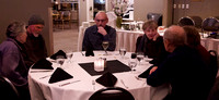 Dorothy & Miles Paul, Miles & Elsie Waite before dinner