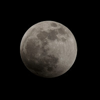 Total Lunar Eclipse begins - Moon’s eastern limb enters the penumbra  - limb darkening visible
