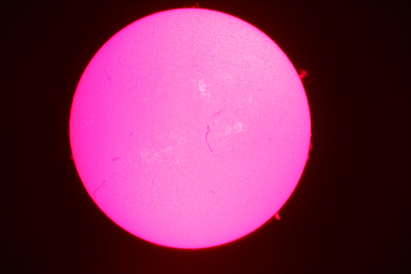 The Sun, HAlpha Telescope, Metchosin 2013 Star Party