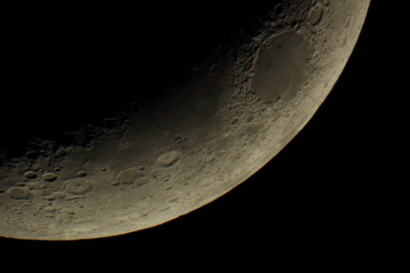 Crescent Moon, from VCO with 14", Jan 4th, 2014