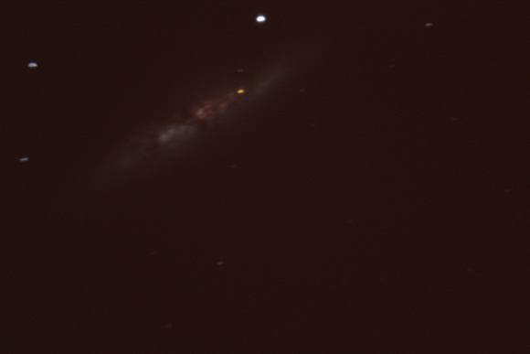 Super Nova in M82, from UVic, using 32", March 21st, 2014