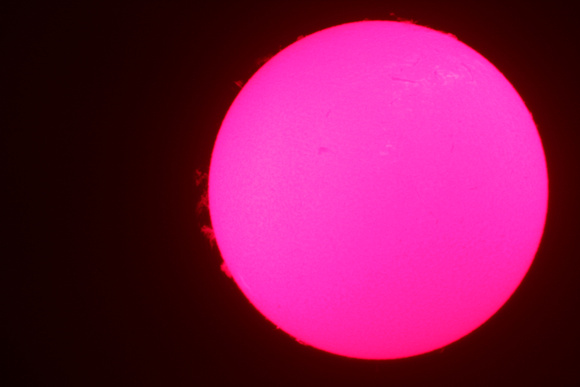 Solar Telescope, May 30th, 2014
