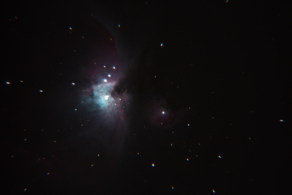 Orion Nebula, VCO with refractor, Nov 13th, 2014